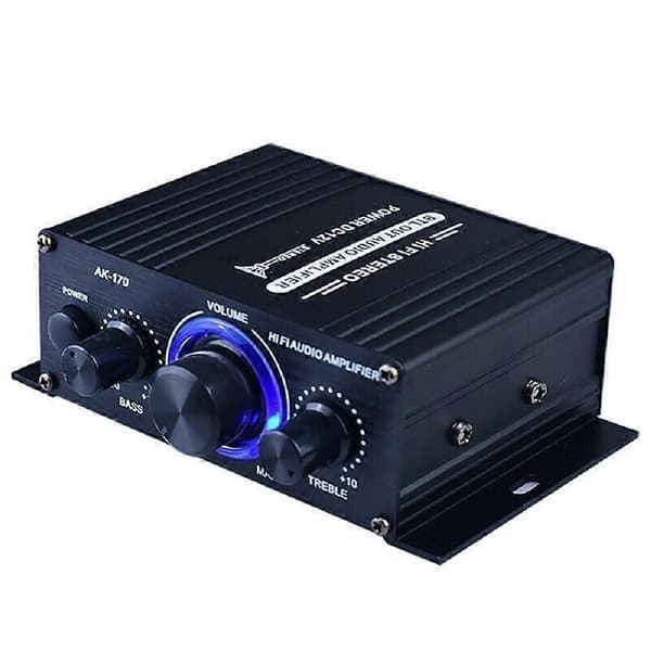 400W Professionell Hemförstärkare Ljud Ingen Bluetooth-kompatibel Förstärkare Subwooferförstärkare Hemmabio Miniförstärkare