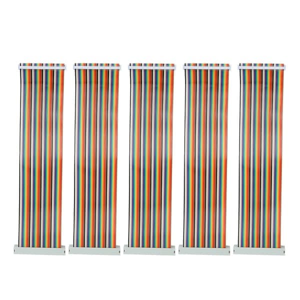 5 stk GPIO-kabel for Raspberry Pi hann til hunn 40-pinners ledning datatilbehør 20 cm hann til hunn