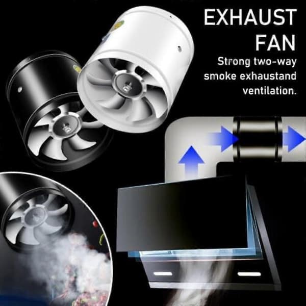 Super sugekraft multifunktionel kraftfuld lydløs udsugningsventilator, badeværelsesventilator