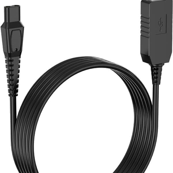 15V ladekabel til Philips 3000 5000 serie, USB ladekabel til Philips 3000 5000 7000