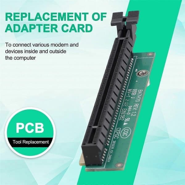PCI-E 16X grafikkortadapterkort til Lenovo Tiny5-seriens modeller P330 M920Q M720Q M920X 01AJ940 PC