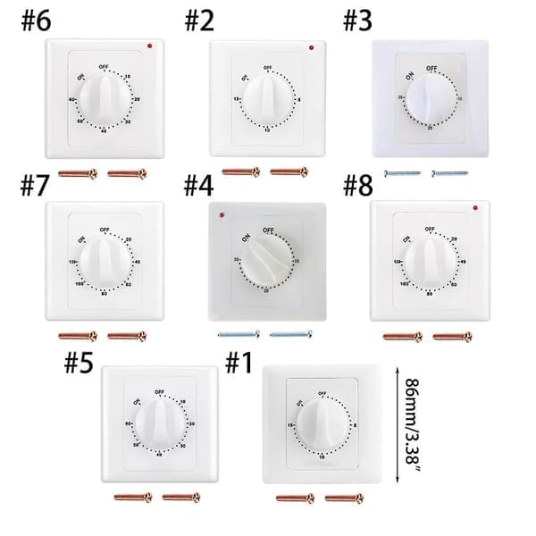 Mekanisk nedräkningstimer Strömbrytare Nedräkning Automatisk avstängningstimer [db] 6