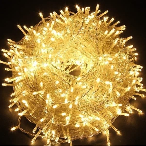 LED-ljusslinga - 100 m 600 utomhus karneval bröllop inomhus trädgårdsbelysning