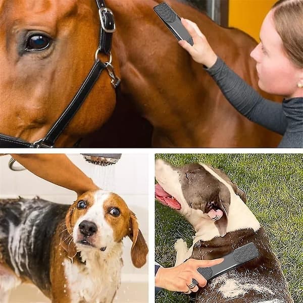 Stor hund hest pleje børste hårfjerning rengøring massage kam
