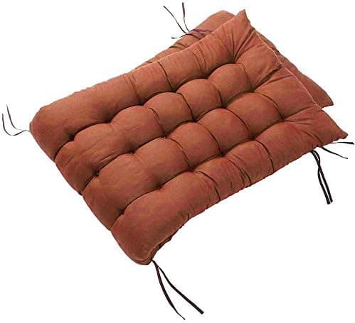 Klassisk trädgårdsuteplats tjock stol solstol dyna trä solstol mjuka dynor utomhusstolar lounge sits relaxdyna - Rosröd