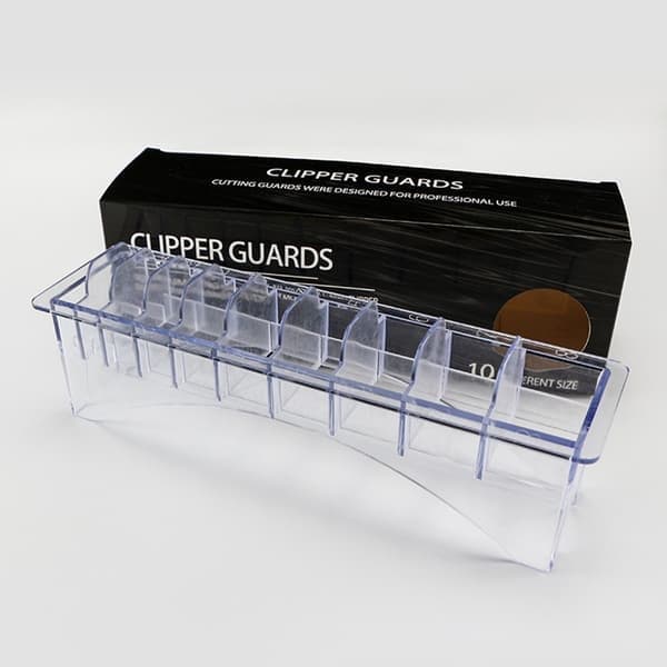 Baslåda Universal Clipper Limit Comb Guide Ersättning Barberare Transparent 8 cells