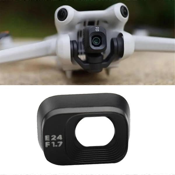 For DJI Mini 4 Pro Gimbal kameralinsedeksel Mini for Mini 4pro Gimbal speilring multifunksjonelt speil