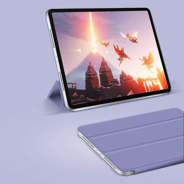 Skyddsfodral för iPad Pro 12,9 tum med pennhållare PURPLE