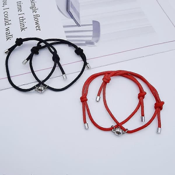 Magnetarmband för par 2 stycken Magnetiskt relationsarmband