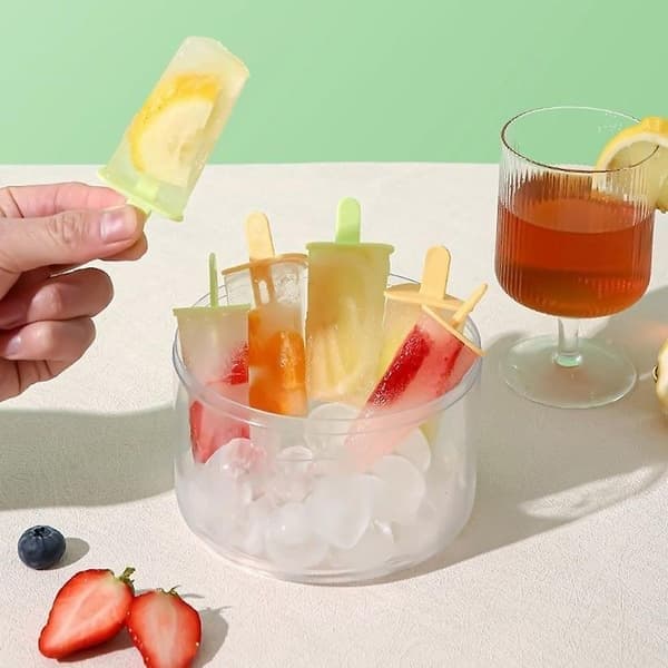 Plastik Trekanter Isforme Hjemmelavede Praktiske Isforme til Sommerdessert