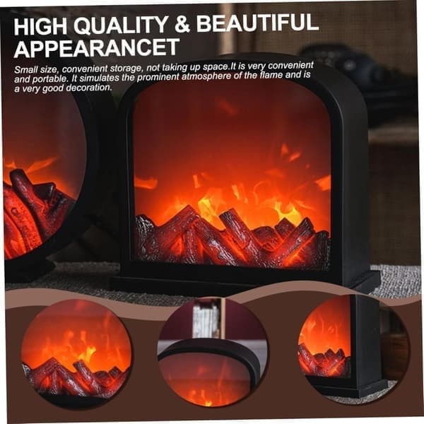 Mini spis LED-lampor - 3D flameffekt - för juldekorationer inomhus och utomhus