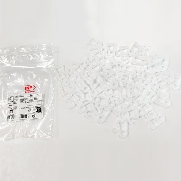 50 kpl ulkokoukkuja valonauhoille Transparent