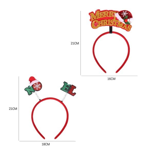 Hårbånd til jul og høytidsfeiringer, hårbånd til barn og voksne til kostymefest style 1