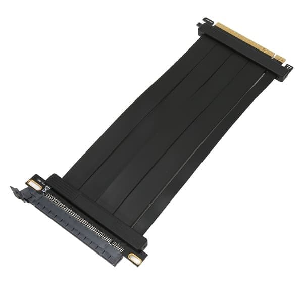 GPU PCIE 4.0 Riser-kabel X16 høyhastighets flat linje 180 grader 20 cm for RTX3090 RTX3080 RTX3070 RTX3060TI