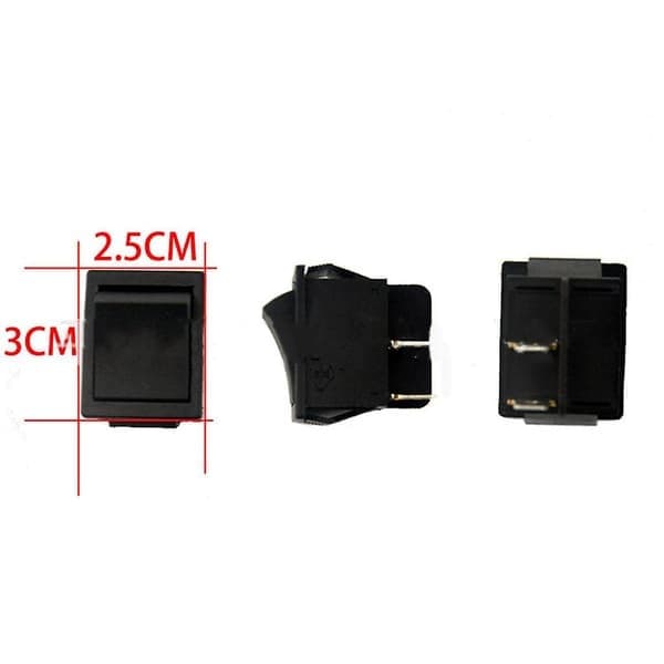 6/12V Akseleratorpedal Reset Kontrollbryter for Elektrisk Barnebiluttak