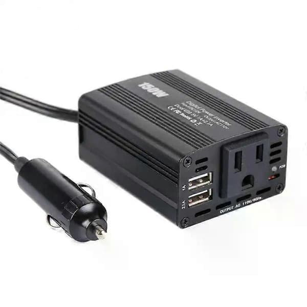 Bilstrømomformer 12V til 220V cigarettænderstik 230V spændingsomformer USB universalstik biltilbehør C1