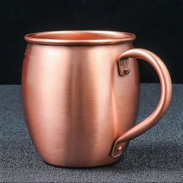 350 ml 100 % ren kopparmugg, trummugg, cocktailmugg, ren kopparmugg, restaurangbar, kall dryckeskopp