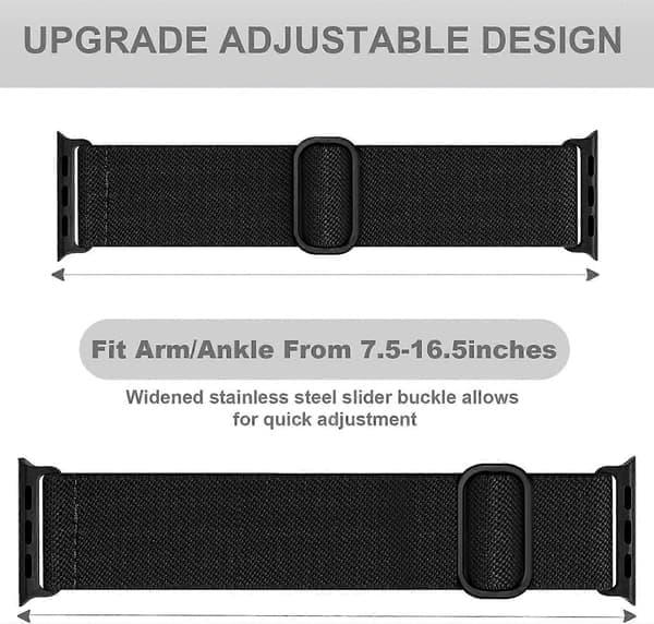 Nyeste model elastisk ankel-/armbånd kompatibel med Apple Watch 49mm 46mm