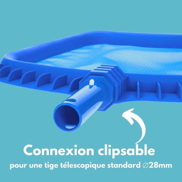 Teleskopiskt poolnät i aluminiumlegering, supertätt material, poolnät, pooltillbehör