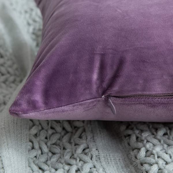 Pyntepude 45x45cm Pudebetræk til stue sofa soveværelse sæt med 2 til hverdagsbrug og også velegnet til helligdage som jul light purple