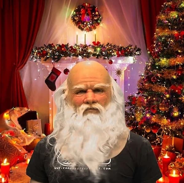 Julemasker - Julemandsmasker - Ikke-giftige - Jul, Festmasker