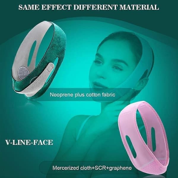 Ansigtslankende V-line maske 2 stk. til kvinder, fjerner dobbelthage, reducerer slap hud
