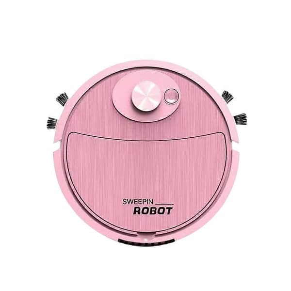 Robotdammsugare sopar våta moppgolv Smart hem sopar rengöring Pink