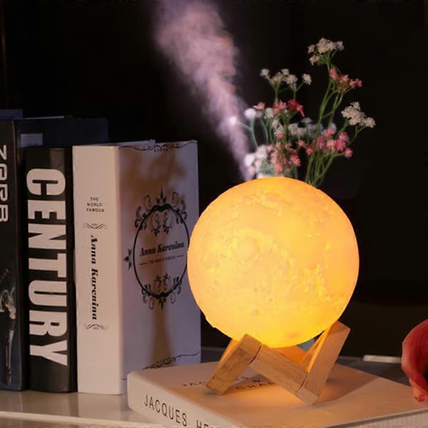 8/12 cm LED Månelampe til Børn