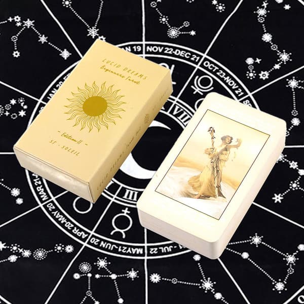 78 Tarotkort Lucid-dreams Kortspil til Spådomsfest-gave
