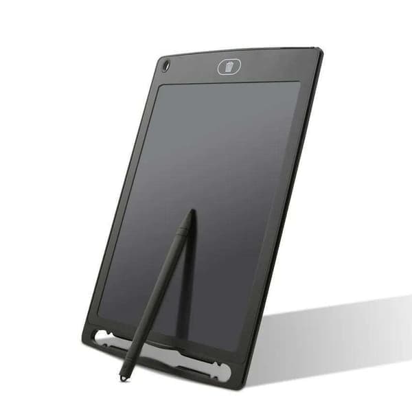 Digital ritplatta för barn - Praktisk LCD, 8.5\" surfplatta + penna Svart