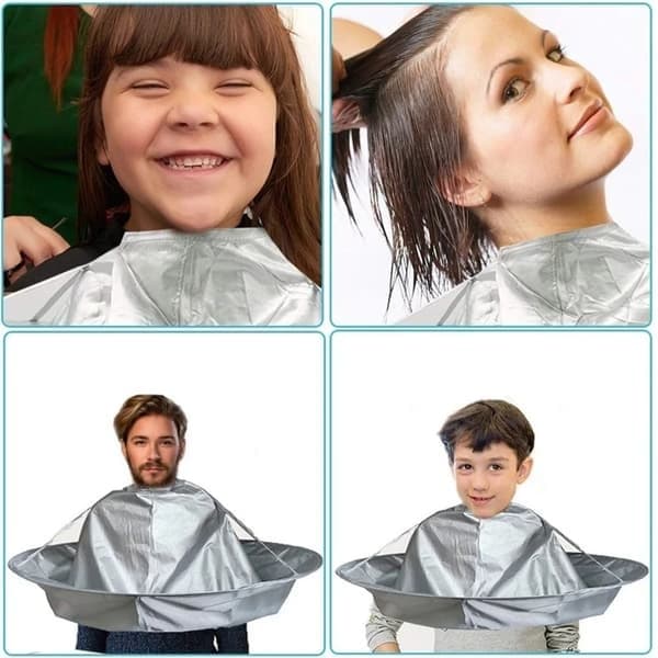 Kreative DIY-forklæder Hårklippekappe Salon Barber Stylist
