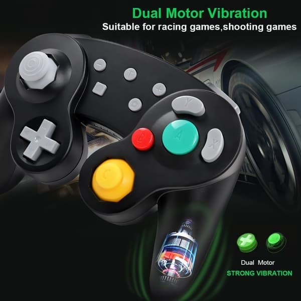 Lila Bluetooth-spelkontroll, kompatibel med Switch 2/PC, trådlös spelkontroll, GC multifunktionell kontroll.