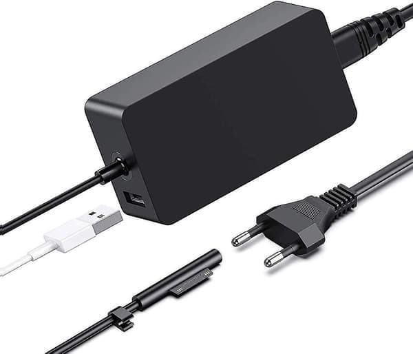 Surface Pro-laddare, 65w 15v 4a Surface-strömladdare för Microsoft Surface Pro 8/ pro 7/ pro 6/ pro 5/ pro 4/ pro X