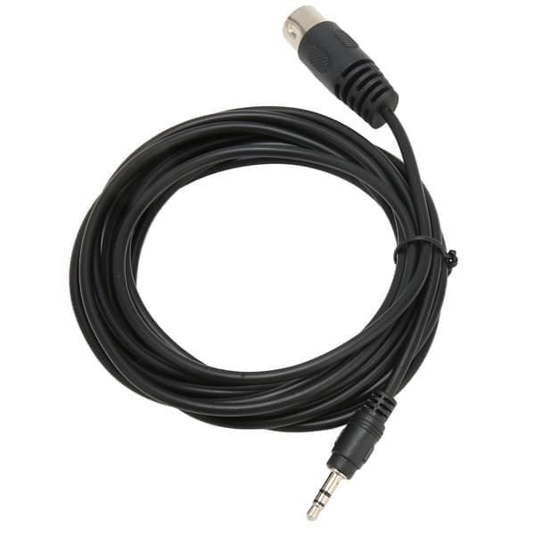 7-pin Din hann til DC 3,5 mm hannkabel erstatning Stereo MIDI DIN 7-pin til 3,5 mm lyd- og videokabel 3 meter
