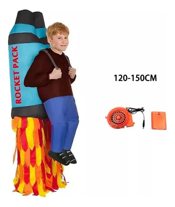 Oppusteligt kostumesæt til jule- og halloween-rollespil, sjove kostumer til børn