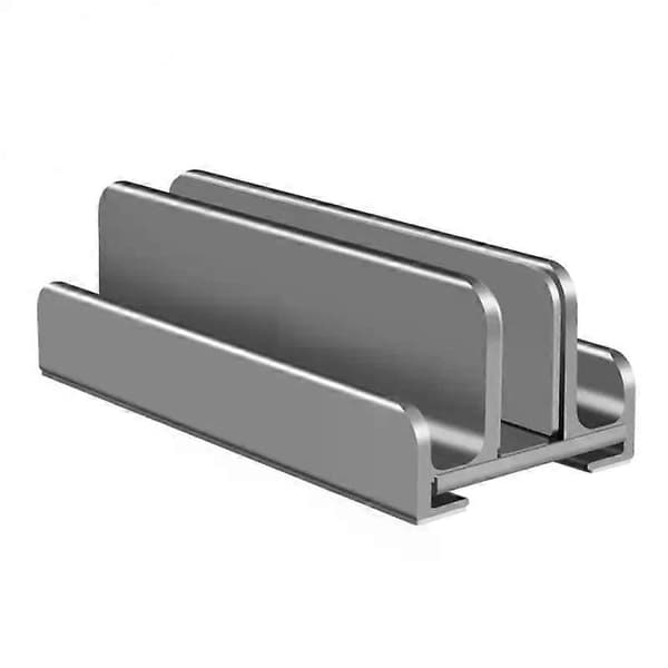 RYRA Aluminium Lodret Laptop Stand Holder Justerbar Desktop Notebook Dock Pladsbesparende 3 I 1 Opbevaringsholder Understøtter Macbook 3 A3