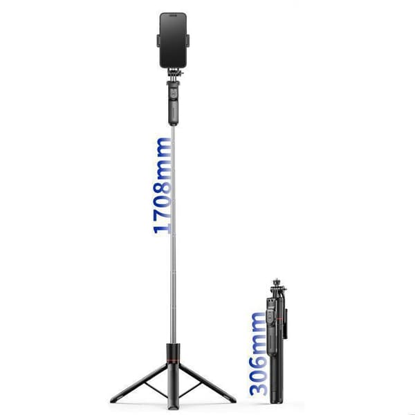 Selfie Stick & Stativ (67-tommer justerbar) til telefoner – Ideel til gruppebilleder og livestreaming