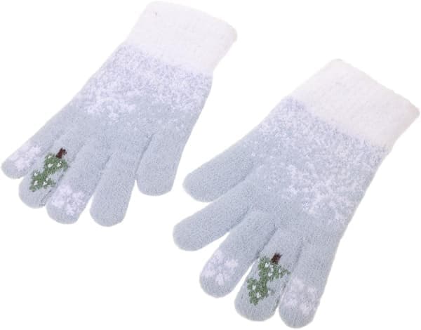 Varme handsker til kvinder Strikkede touchskærmsvanter Vinter Juleweekend Vindtætte koldt vejr tilbehør