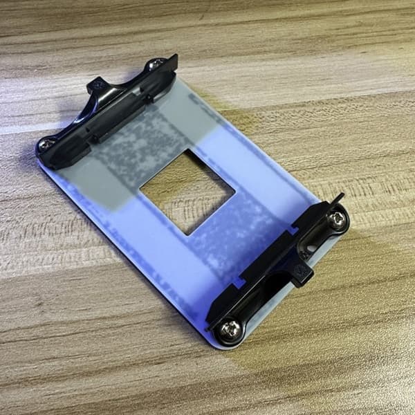 Metal bagpladeholder til AM4 bundkort til AMD4 kølepladsemontering sort