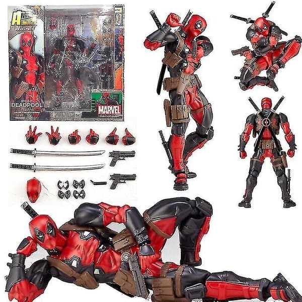 Marvel Legends X-men No. 001 Deadpool Actionfigur Fantastisk Revoltech Kaiyodo Legetøj