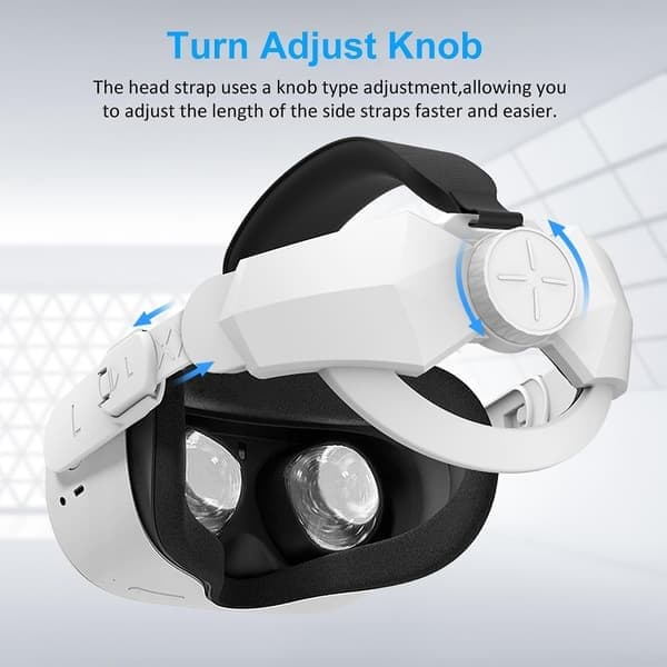 Justerbart huvudband som passar Oculus/Meta Quest 2 VR-headset