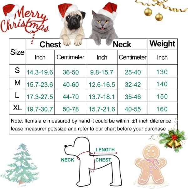Kæledyrskostumer, julemandskostumer, jul, hundekostumer
