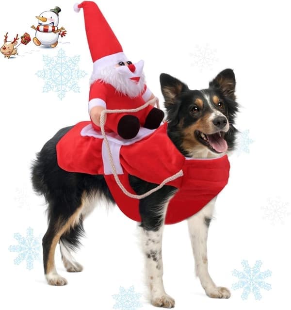 Kæledyrskostumer, julemandskostumer, jul, hundekostumer