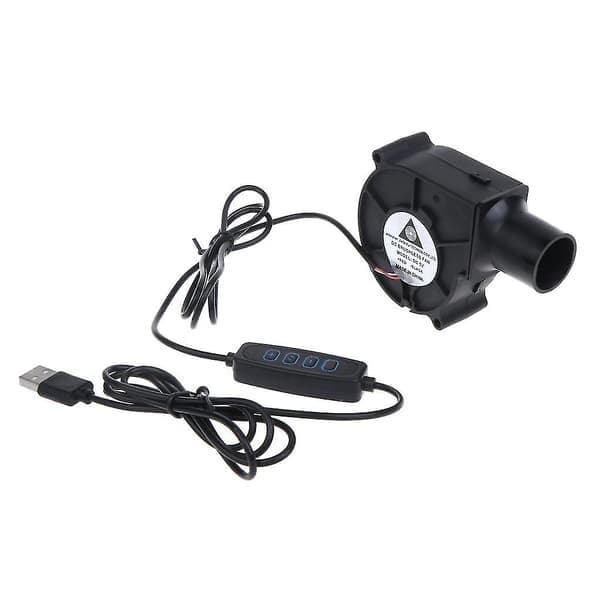 USB 5V ventilator med hastighedsregulator 2500rpm turboventilator til grillmadlavning