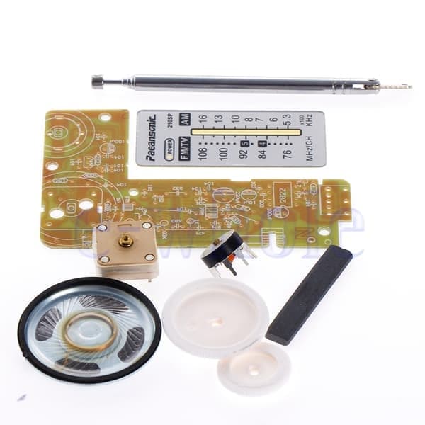AM FM Radio Eksperimentkort DIY-SETT Utdanning Elektronisk