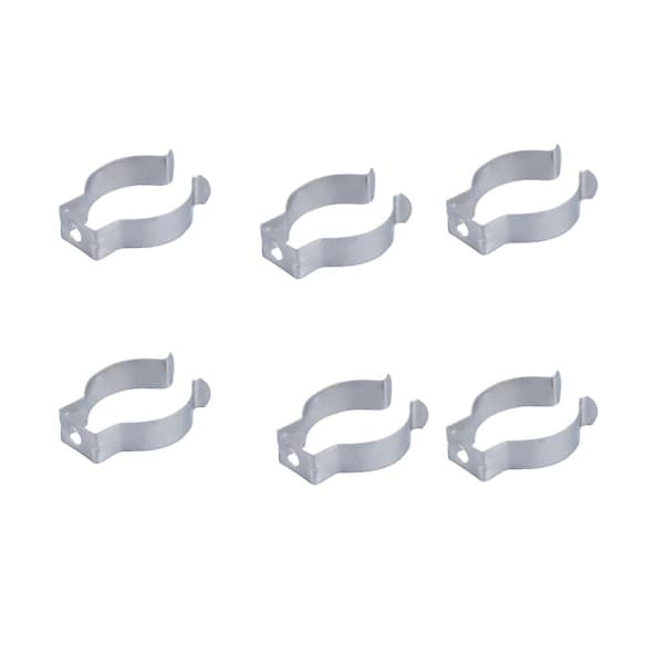 100 stk LED-lyssokkel LED-lysstriper lysrørholder U-klemmer holderbrakett lysrørerstatningsklemme