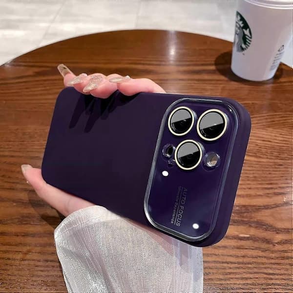 Lämplig för enfärgat silikon iPhone 15 mobiltelefonfodral