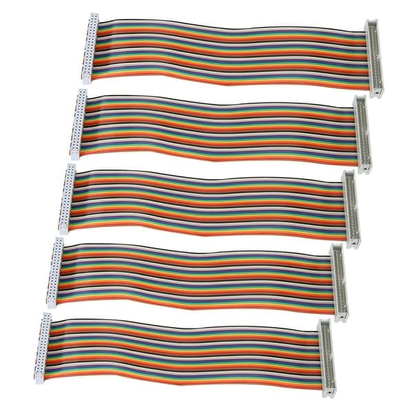 5 stk GPIO-kabel for Raspberry Pi hann til hunn 40-pinners ledning datatilbehør 20 cm hann til hunn