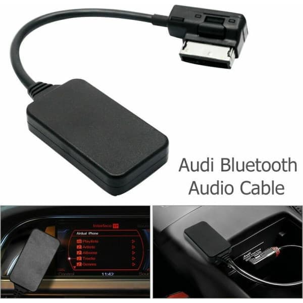 Til Audi Volkswagen MMI Musikstreaming Bluetooth iPod Media Interface AMI-kabel