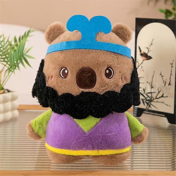 Tecknad Monkey King Capybara Docka Plyschdocka Kreativ Kudddocka